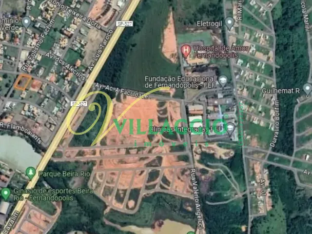 Terreno com 1077m², à venda, no bairro Residencial Terra Verde em Fernandópolis