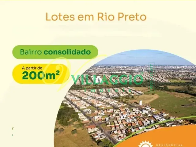Terreno com 240m², à venda, no bairro Residencial Morada do Sol em São José do Rio Preto