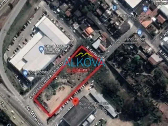 Terreno com 3800m², para alugar, no bairro Jardim Aeroporto em São José dos Campos