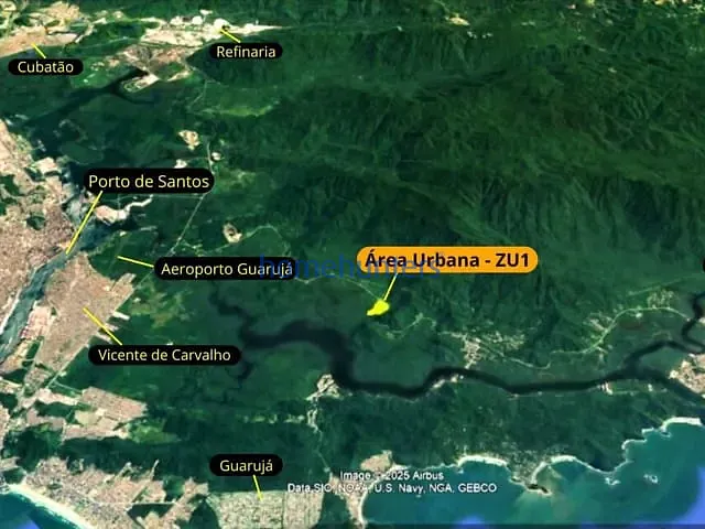 Terreno com 240000m², à venda, no bairro Vale do Quilombo em Santos