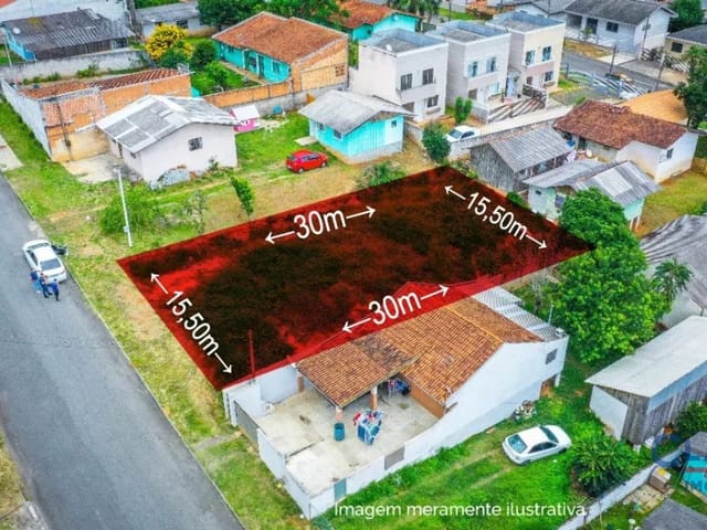 Terreno à venda, no bairro Jardim das Palmeiras em Campo Largo