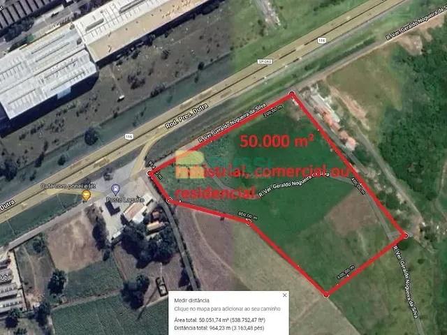 Terreno com 20000m², à venda, no bairro Vila Galvão em Caçapava