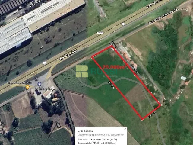 Terreno com 20000m², à venda, no bairro Vila Galvão em Caçapava