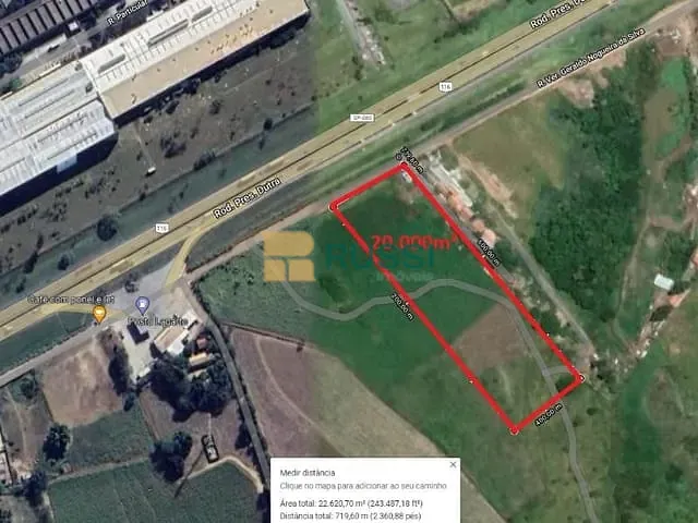 Terreno com 20000m², à venda, no bairro Vila Galvão em Caçapava