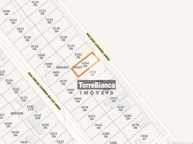 Terreno com 360m², à venda, no bairro Chapada em Ponta Grossa