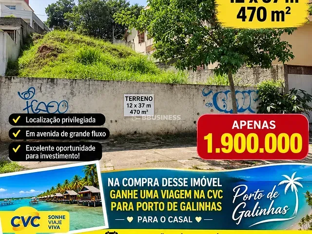Terreno com 470m², à venda, no bairro Jardim São Caetano em São Caetano do Sul