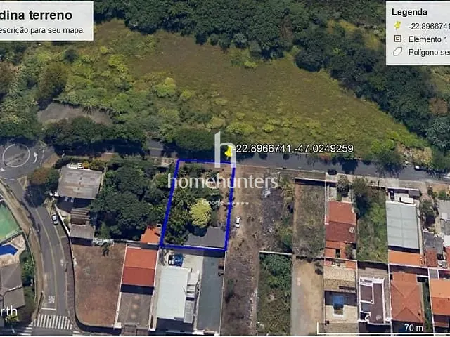 Terreno com 360m², à venda, no bairro Vila Brandina em Campinas