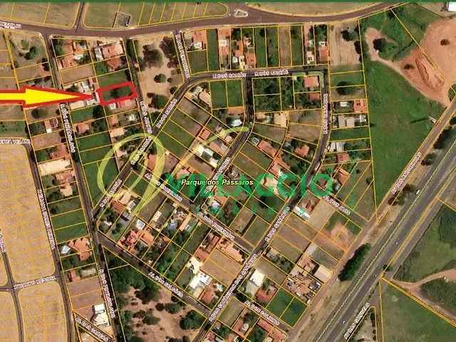 Terreno com 1000m², à venda, no bairro Loteamento Parque dos Pássaros em São José do Rio Preto