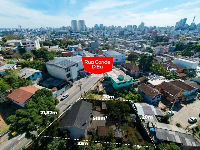 Terreno com 518m², à venda, no bairro São Virgílio em Caxias do Sul