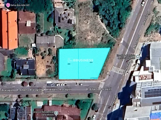 Terreno com 993m², à venda, no bairro Jardim América em Caxias do Sul