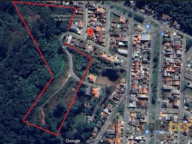 Terreno à venda, no bairro Conjunto Habitacional Monsenhor Francisco Gorski em Campo Largo