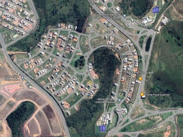 Foto do Terreno - Terreno à venda, 682 m² por R$ 1.100.000,00 - Condomínio Residencial Alphaville I - São José dos Campos/SP | RUSSI IMÓVEIS