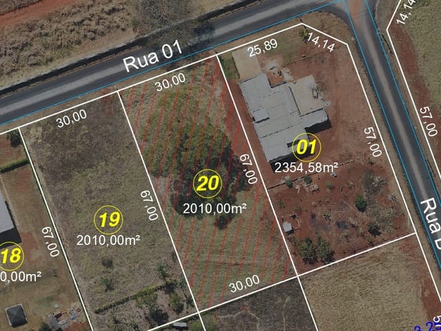 Terreno com 2010m2 à venda no Condomínio  Estância do Bosque, Santo Antônio de Goiás, GO - Foto