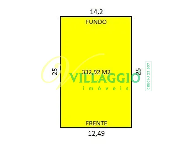 Terreno com 333m², à venda, no bairro Alphaville em Mirassol