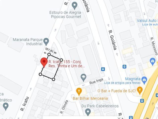 Foto do Terreno - Terreno à venda, 950 m² por R$ 2.550.000,00 - Parque Industrial - São José dos Campos/SP | RUSSI IMÓVEIS