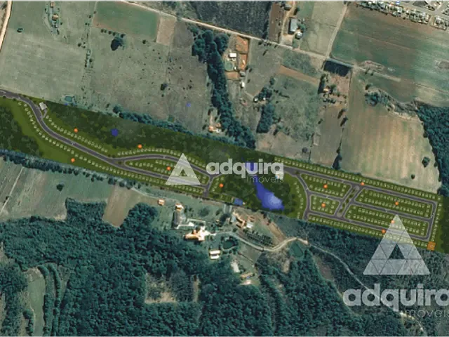 Terreno com 201m², à venda, no bairro Contorno em Ponta Grossa