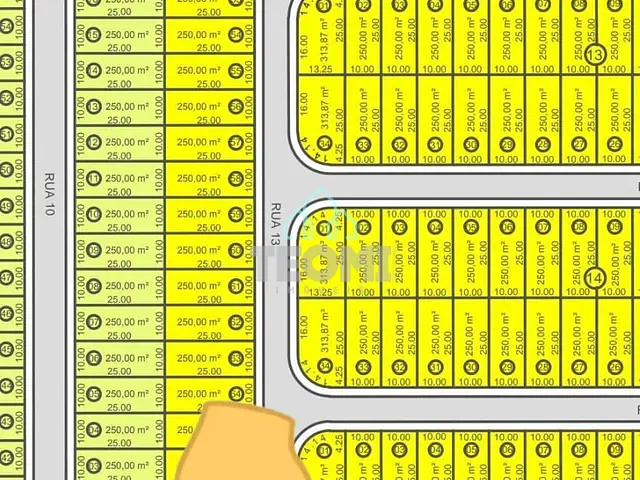 Terreno com 250m², à venda, no bairro Vale dos Cristais em Taubaté