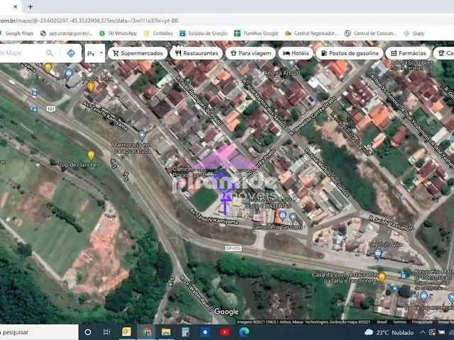 Terreno com 260m², à venda, no bairro Getuba em Caraguatatuba