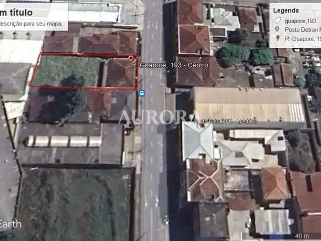 Terreno com 600m², à venda, no bairro Centro em Londrina