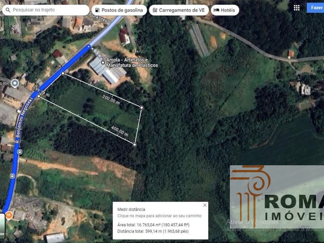 Terreno à venda, no bairro Cachoeira em São José Dos Pinhais