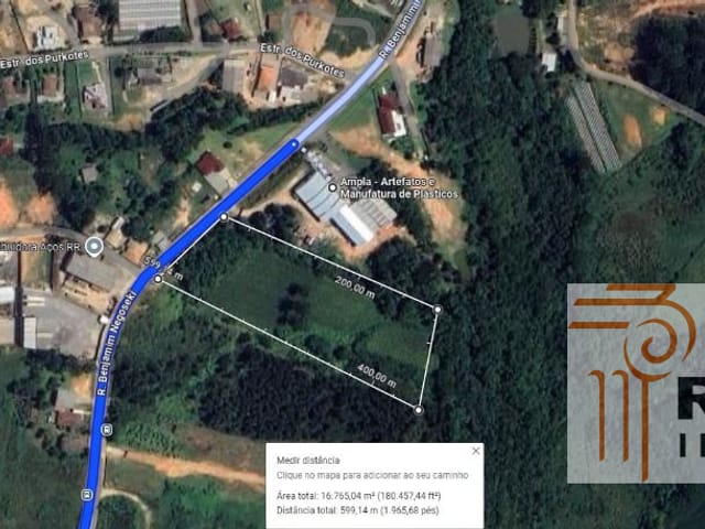 Terreno à venda, no bairro Cachoeira em São José Dos Pinhais