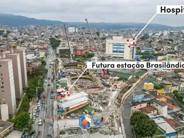 Terreno com 207m² 1 quarto e 1 banheiro, à venda, no bairro Vila Serralheiro em São Paulo