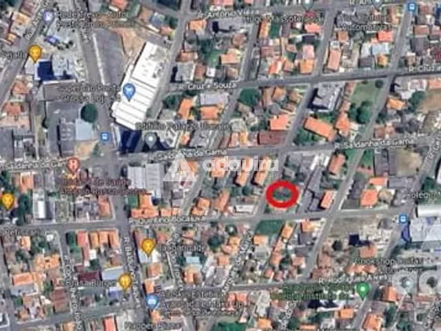 Terreno com 372m², à venda, no bairro Orfãs em Ponta Grossa