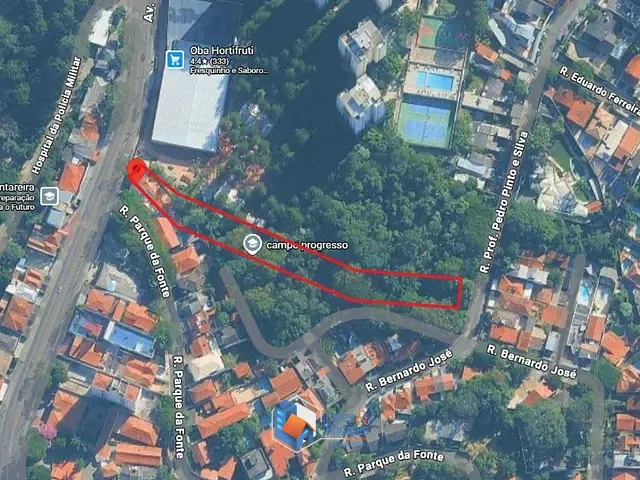Terreno com 1927m² 1 quarto e 1 banheiro, à venda, no bairro Barro Branco em São Paulo