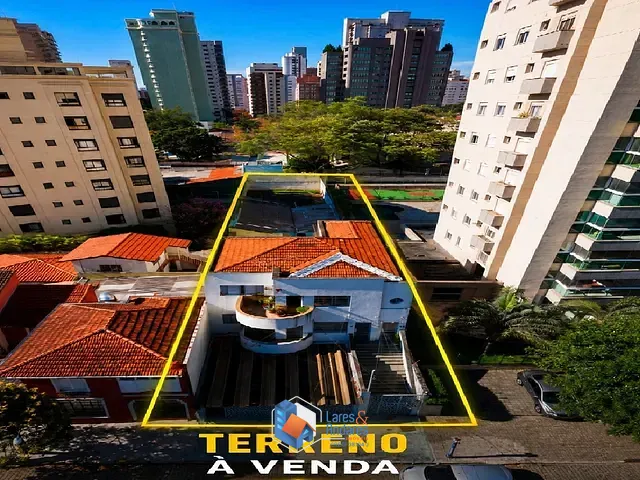 Terreno com 585m² 1 quarto e 1 banheiro, à venda, no bairro Vila Mariana em São Paulo