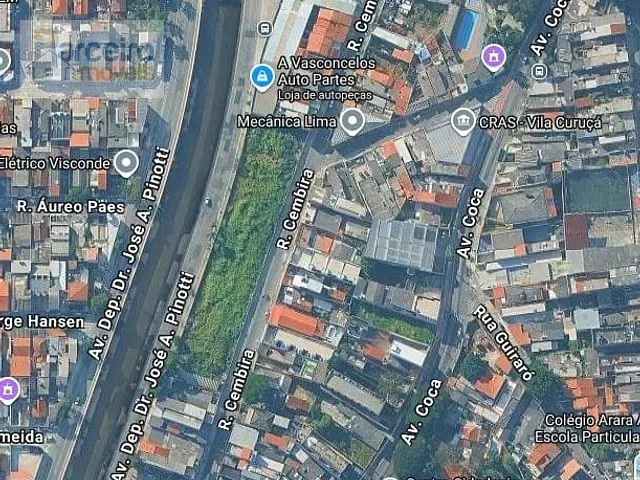 Terreno com 3977m², à venda, no bairro Vila Curuçá em São Paulo