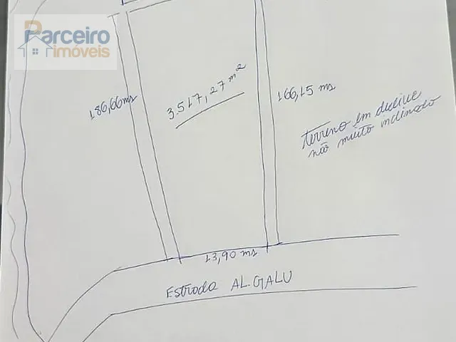 Terreno com 3517m², à venda, no bairro Rio Abaixo em Atibaia