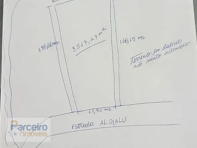 Terreno com 3517m², à venda, no bairro Rio Abaixo em Atibaia