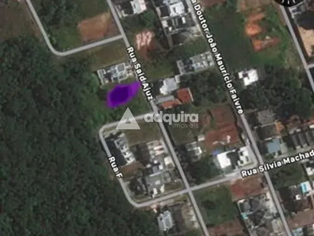Terreno com 458m², à venda, no bairro Estrela em Ponta Grossa