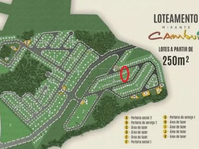 Foto do Terreno - Terreno à venda, 250 m² por R$ 350.000,00 - mirante cambui - São José dos Campos/SP | INDEPENDENCE NEGOCIOS IMOBILIARIOS LTDA