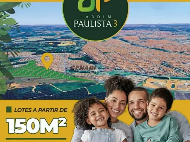 Terreno com 150m², à venda, no bairro Jardim Paulista I em Indaiatuba