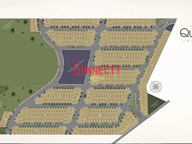 Terreno com 453m², à venda, no bairro Jardim Quebec em Brodowski