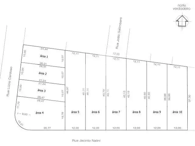 Terreno com 457m², à venda, no bairro Jardim Colonia em Jundiaí