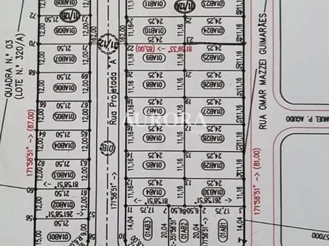 Terreno com 276m², à venda, no bairro Nova Olinda em Londrina