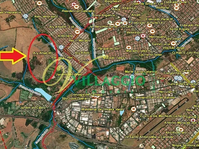 Terreno com 200m², à venda, no bairro Residencial Jardim Antonieta em São José do Rio Preto