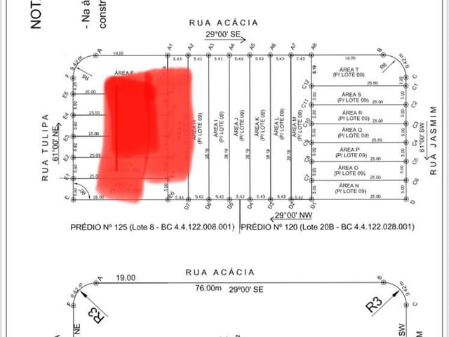 Terreno com 206m², à venda, no bairro Piracangaguá (Chácara Flórida) em Taubaté