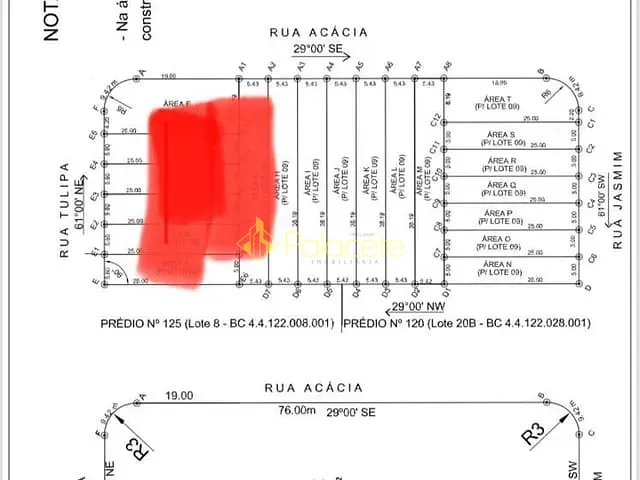 Terreno com 206m², à venda, no bairro Piracangaguá (Chácara Flórida) em Taubaté