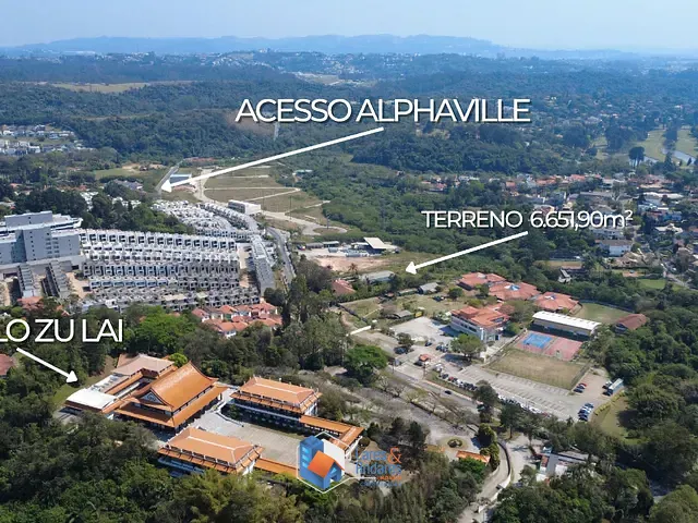 Terreno com 6089m², à venda, no bairro Vila de São Fernando em Cotia