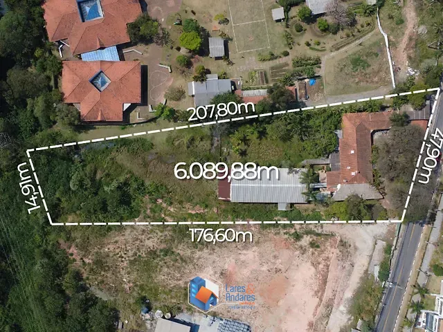 Terreno com 6089m², à venda, no bairro Vila de São Fernando em Cotia