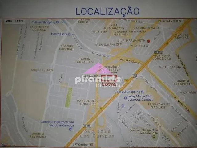 Terreno com 6665m², à venda, no bairro Jardim Serimbura em São José Dos Campos