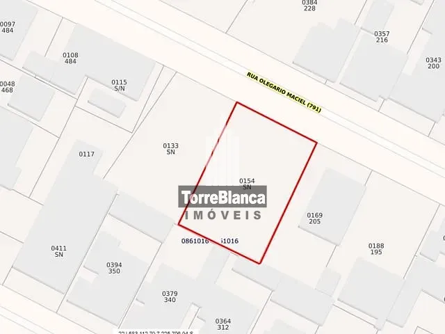 Terreno com 679m², à venda, no bairro Nova Rússia em Ponta Grossa