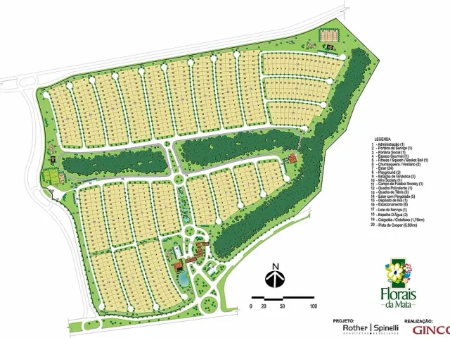 Terreno com 606m², à venda, no bairro Condominio Residencial Florais da Mata em Várzea Grande