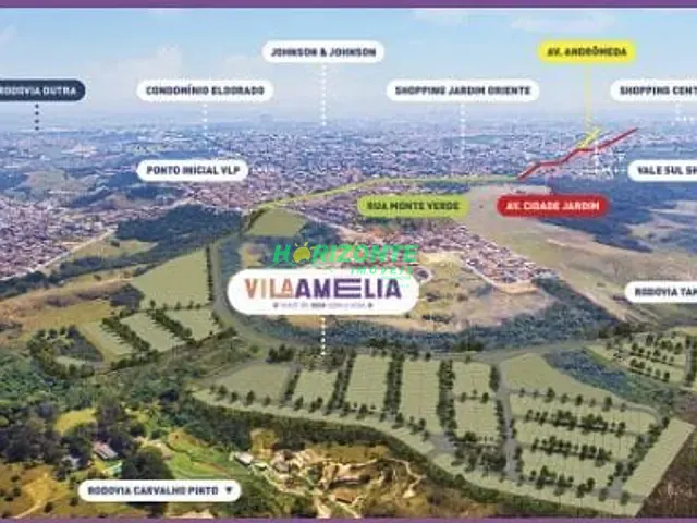Terreno com 200m², à venda, no bairro Vila Das Flores em São José dos Campos