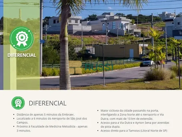 Terreno com 361m², à venda, no bairro Residencial São Francisco em São José dos Campos