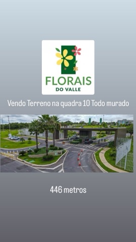 Terreno com 450m², à venda, no bairro Condomínio Florais do Valle em Cuiabá