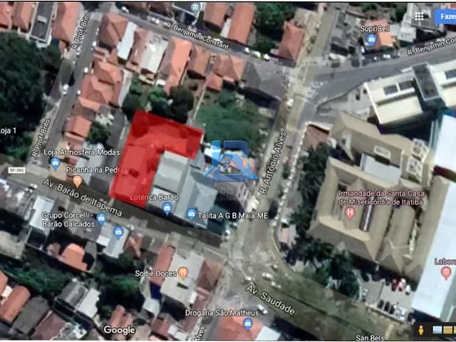 Terreno com 998m², à venda, no bairro Centro em Itatiba